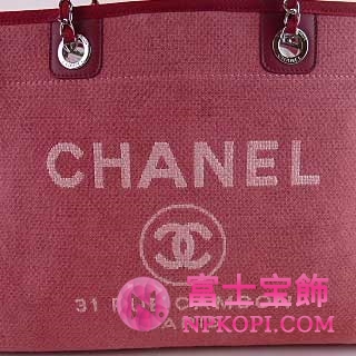 シャネル スーパーコピー　2012年春夏新作　DEAUVILLE　キャンバストートバッグ レッド A67001aaawkk
